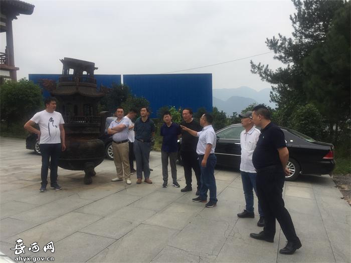 新疆企业家来岳考察生态旅游项目