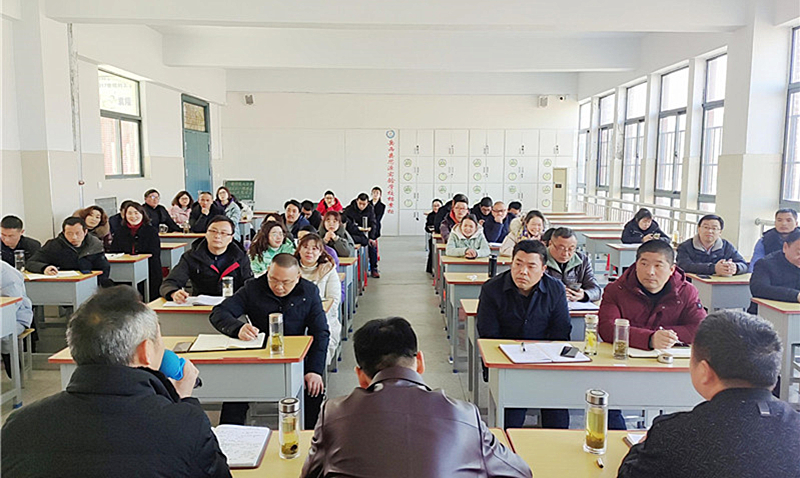 岳西县思源实验学校开展九年级备考培训活动